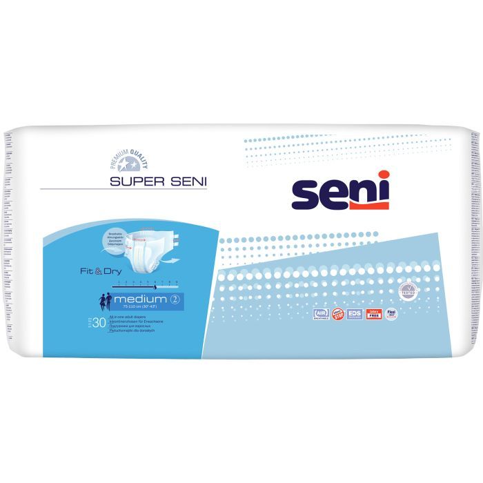 Подгузники для взрослых Seni Super Medium 30 шт Фото