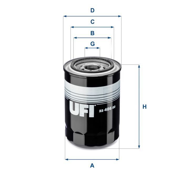 Фильтр масляный UFI 23.486.00 Фото