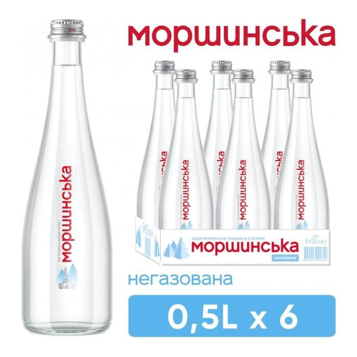Минеральная вода Моршинська Премиум 0.5 н/газ ст. Фото