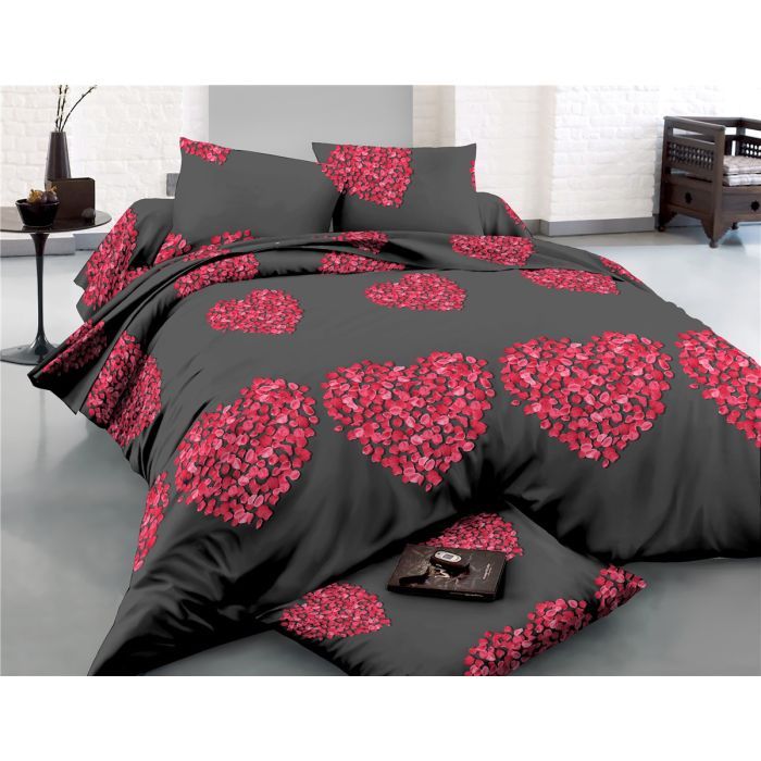 Постельное белье MirSon Сатин 22-1290-1 Heart of flowers 2х143х210 Фото