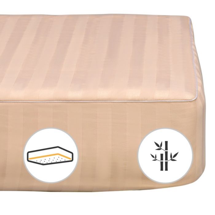 Наматрасник MirSon Carmela Bamboo 613 70х130 см Фото