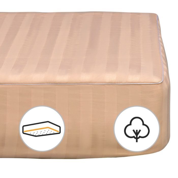 Наматрасник MirSon Carmela Cotton 461 60х120 см Фото