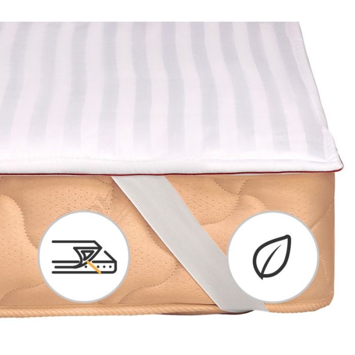 Наматрасник MirSon Deluxe с Тенсель (Modal) 337 120x200 см Фото