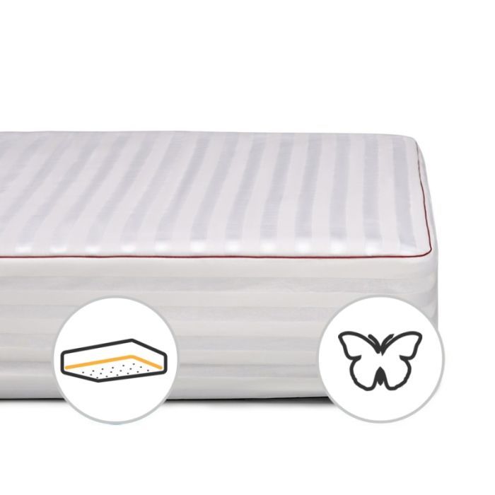 Наматрасник MirSon DeLuxe шелк 551 200x200 см Фото