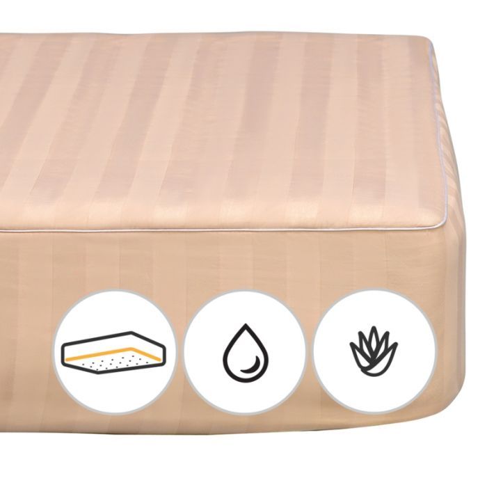Наматрасник MirSon Carmela Waterproof Cotton Aloe Фото