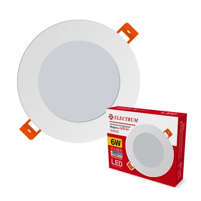 Светильник Electrum LEO-6W 4000K Фото