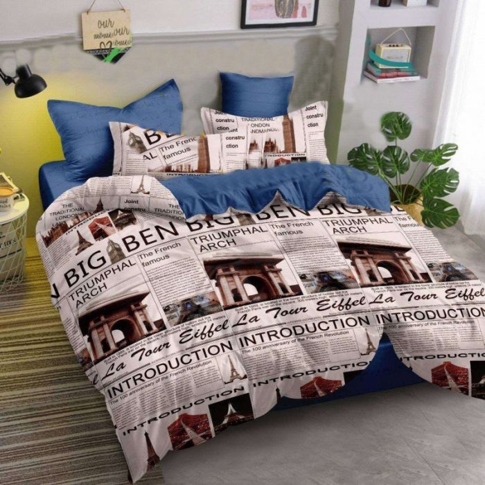 Постельное белье MirSon Бязь 17-0536 Big Ben 2х160х220 Фото