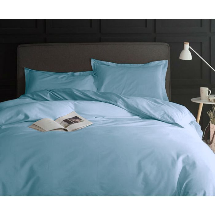 Постельное белье MirSon Сатин 0842 Light Blue 2х160х220 Фото