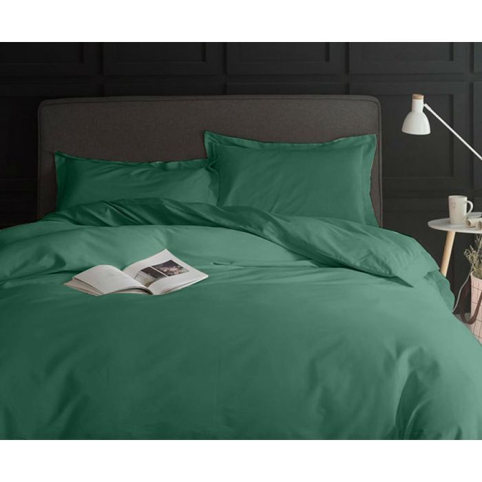 Постельное белье MirSon Сатин 0844 Green Olive 143х210 Фото