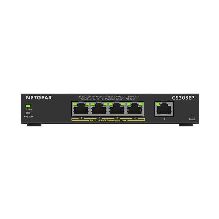 Коммутатор сетевой Netgear GS305EP-100PES Фото