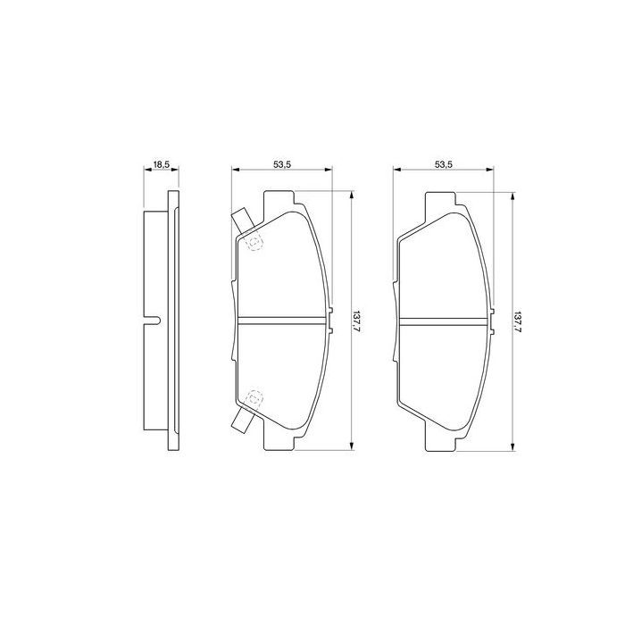 Тормозные колодки Bosch 0 986 424 289 Фото