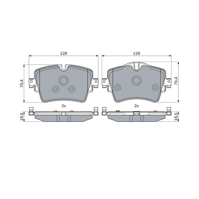 Тормозные колодки Bosch 0 986 494 940 Фото