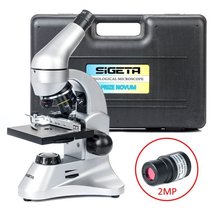 Микроскоп Sigeta Prize Novum 20x-1280x с камерой 2Mp Фото