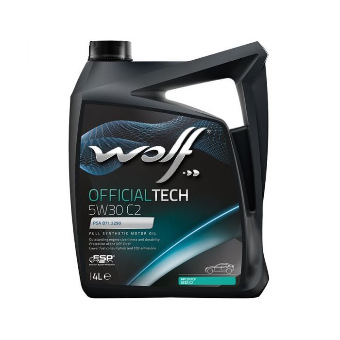 Моторное масло Wolf OFFICIALTECH 5W30 C2 4л Фото