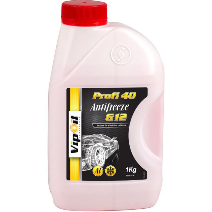 Антифриз VIPOIL G12 Profi 40 red 1кг Фото