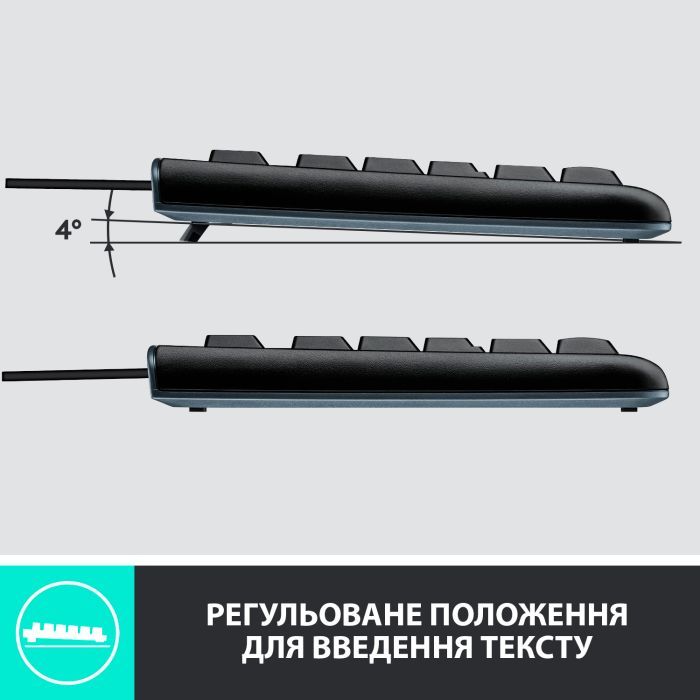 Комплект Logitech MK120 USB UA Black Фото 6