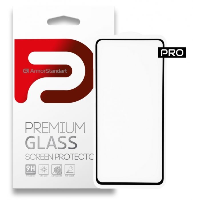 Стекло защитное Armorstandart Pro ZTE Blade A52 Black Фото