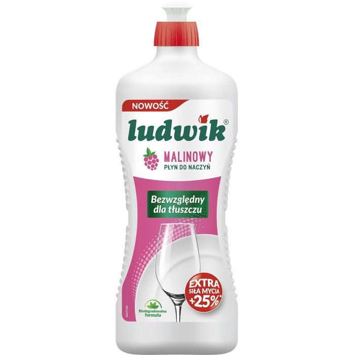 Средство для ручного мытья посуды Ludwik Малина 900 г Фото