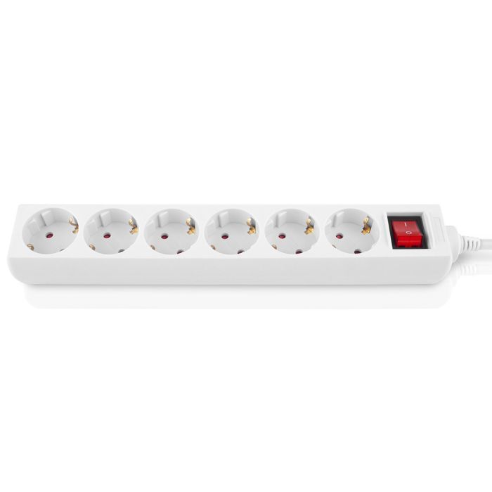 Сетевой фильтр питания REAL-EL RS-6 Protect M 3m, white Фото