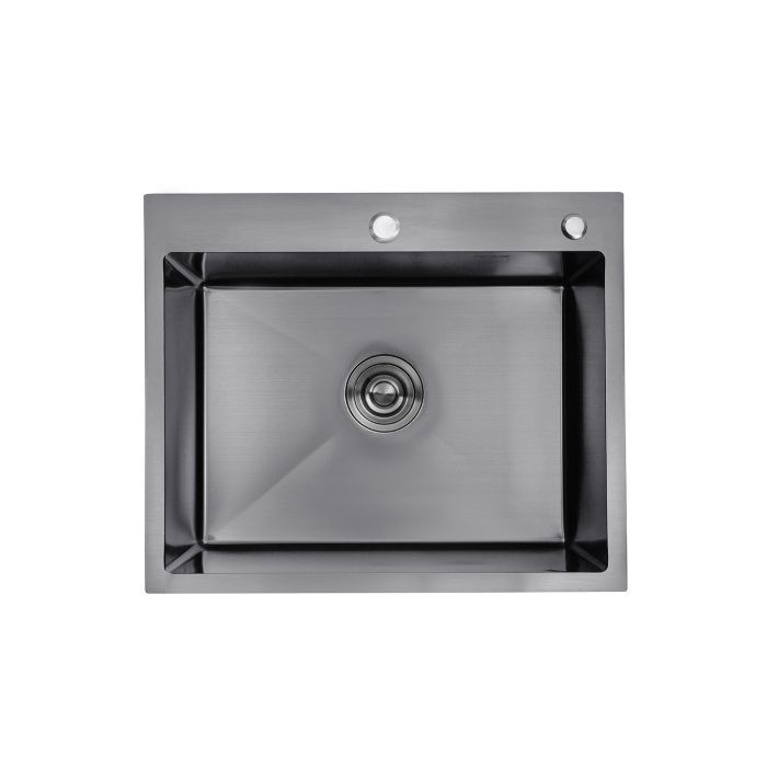 Мойка кухонная Kroner Schwarze-6050HM Фото