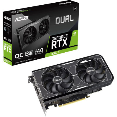 Видеокарта ASUS GeForce RTX3060Ti 8Gb DUAL OC GDDR6X Фото
