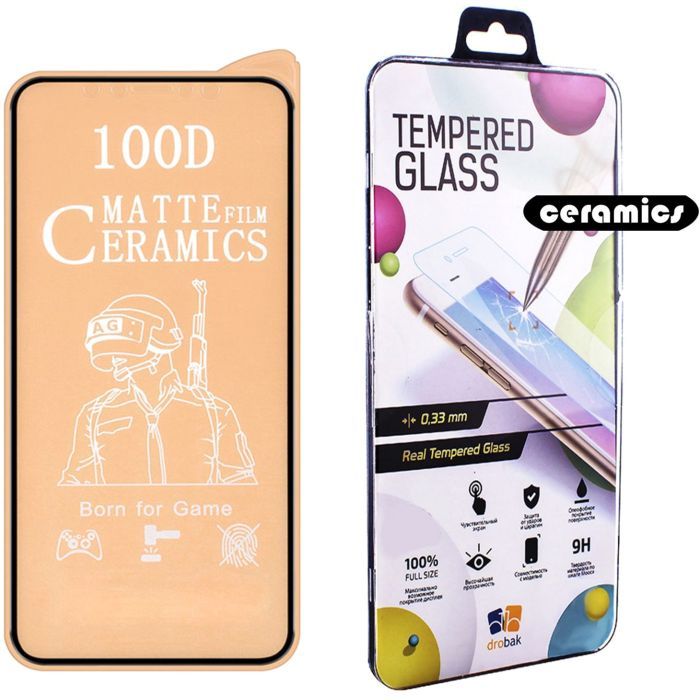 Стекло защитное Drobak Matte Ceramics Apple iPhone 12 Фото