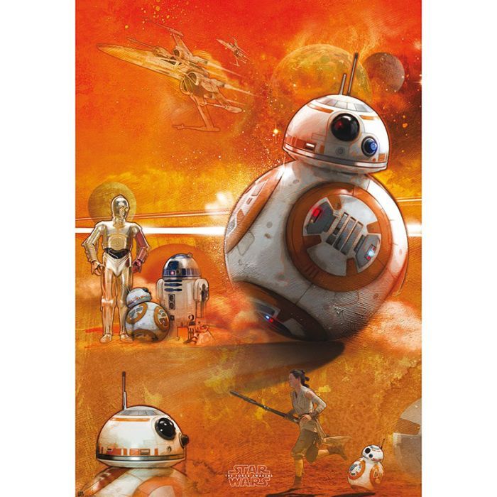 Стикер-наклейка ABYstyle Постер Star Wars "BB8" 98x68 см Фото