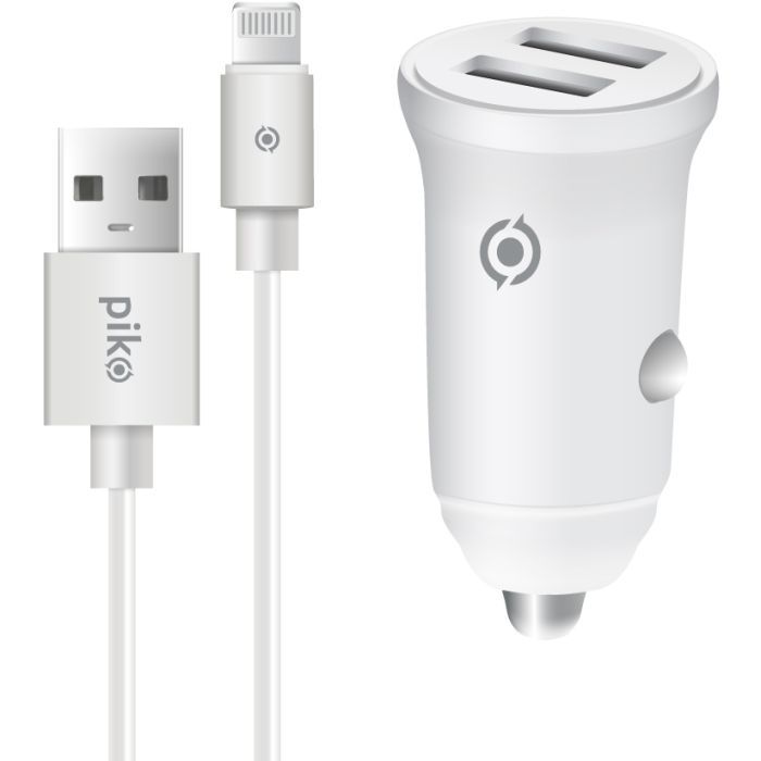 Зарядное устройство Piko CC-312 (2USB3,1A) + Lightning cable Фото