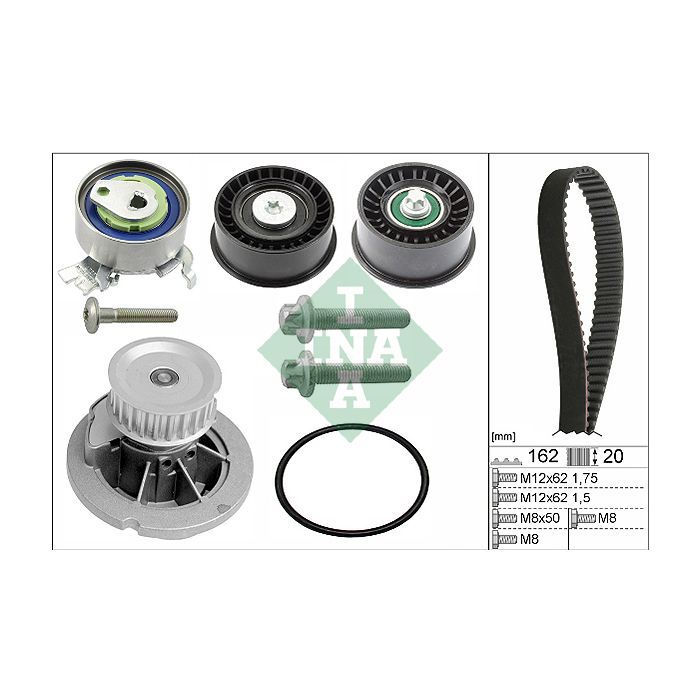 Комплект ремня ГРМ с помпой INA 530 0441 30 Фото