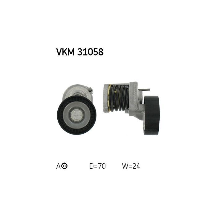 Натяжитель ремня с роликом SKF VKM 31058 Фото