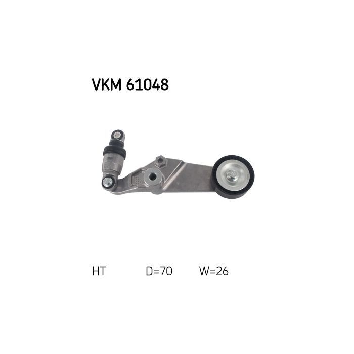 Натяжитель ремня с роликом SKF VKM 61048 Фото