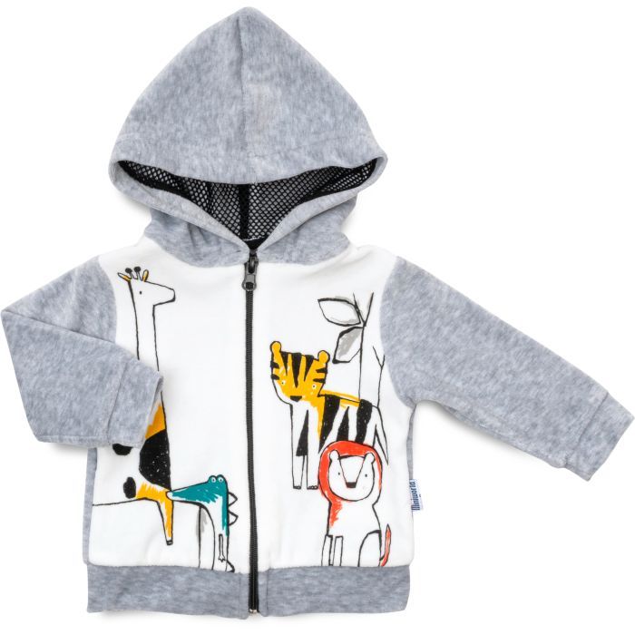 Кофта детская Miniworld велюровая на молнии Фото