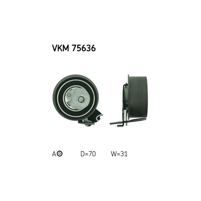 Ролик натяжителя ремня SKF VKM 75636 Фото