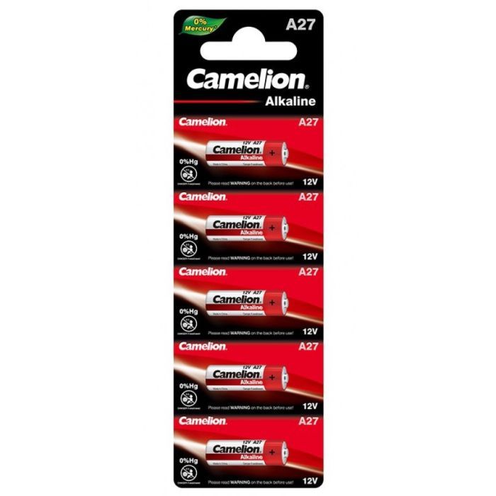 Батарейка Camelion A27 / LR27 Alkaline * 5 Фото