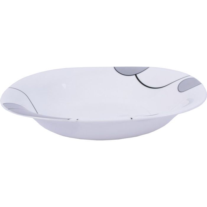 Тарелка Vittora Square Сірі Бульбашки Супова 23 см Фото