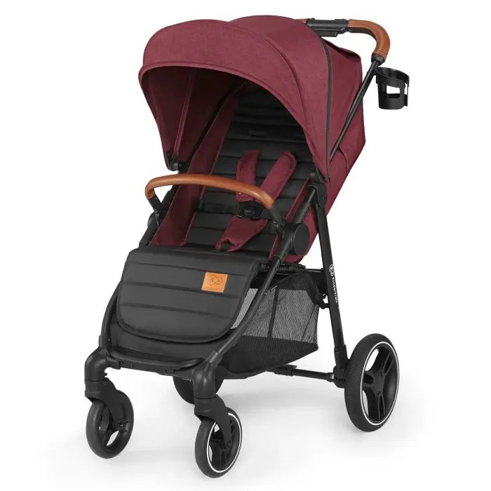 Коляска Kinderkraft Grande 2020 Burgundy (KKWGRANBRG000N) Фото