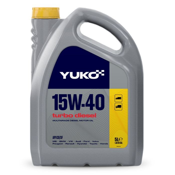 Моторное масло Yuko TURBO DIESEL 15W-40 5л Фото