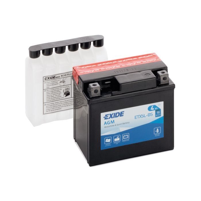 Аккумулятор автомобильный EXIDE AGM 4Ah Ев (-/+) (70EN) Фото