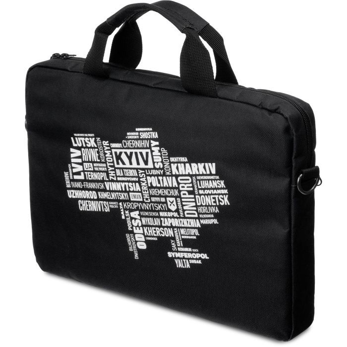 Сумка для ноутбука Vinga 15.6" NB1502 Black, white print Фото