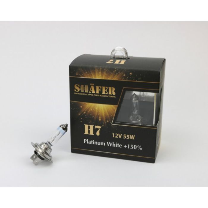 Автолампа SHAFER H712V55WPlatinumWhite+150 Фото