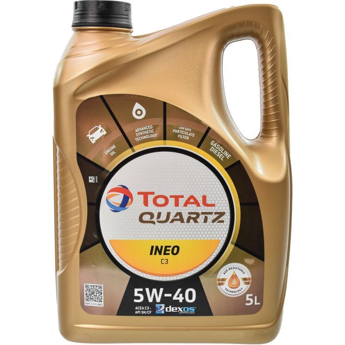 Моторное масло Total QUARTZ Ineo C3 5w40 5л Фото