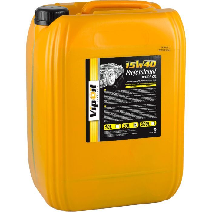 Моторное масло VIPOIL Professional 15W-40 SG/CD, 20л Фото