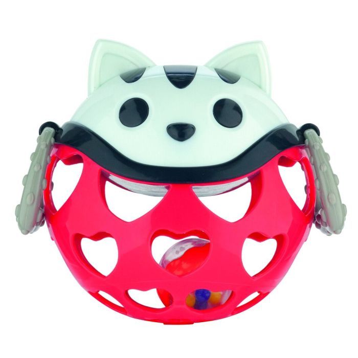 Погремушка Canpol интерактивная Красный котик Фото