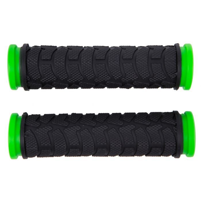 Грипсы Bravvos L122 мм FL-424 Black/Green Фото