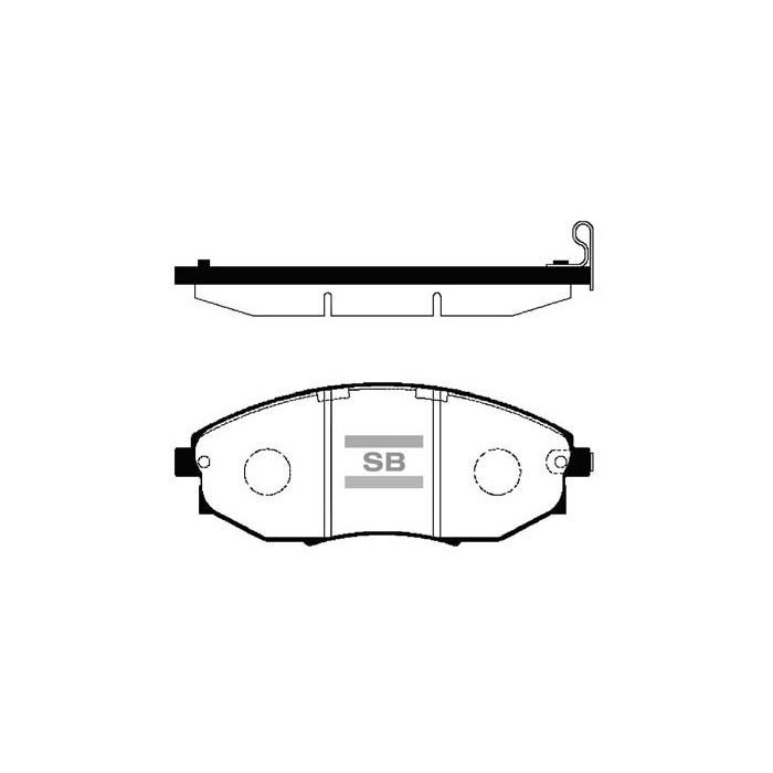 Тормозные колодки HI-Q SP1193 Фото