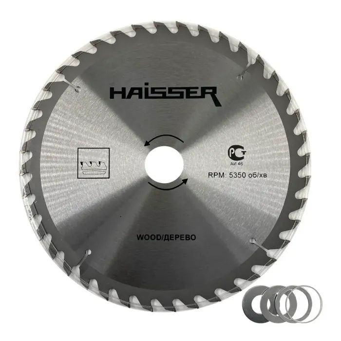 Диск пильный HAISSER по дереву - 185х20 36 зуб. Фото