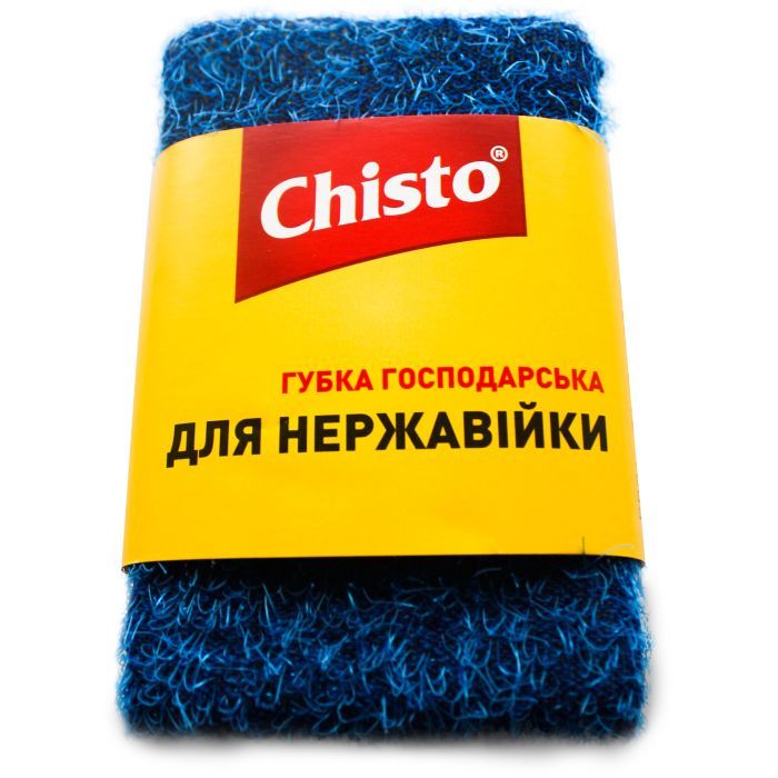 Губки кухонные Chisto для нержавейки 1 шт. Фото