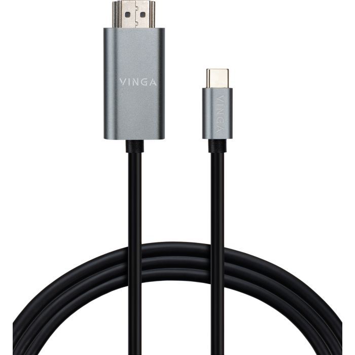 Кабель мультимедийный Vinga USB-C to HDMI M 1.5m V1.4 4K30Hz Фото