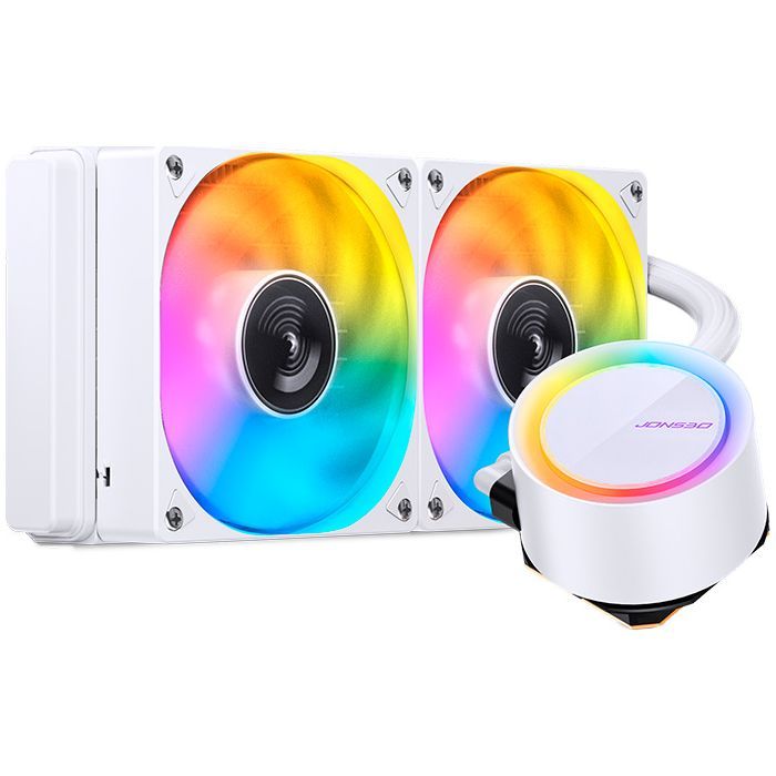 Система жидкостного охлаждения JONSBO TG-240 White Фото
