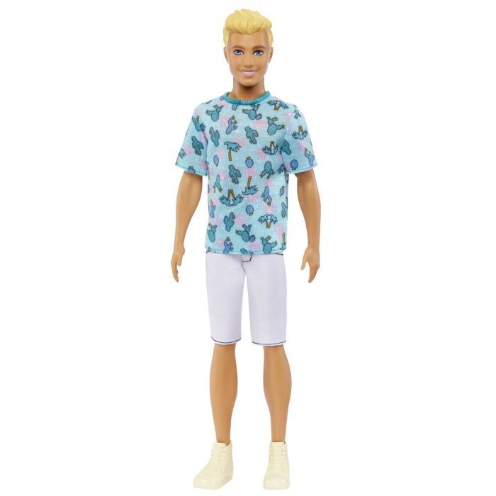 Кукла Barbie Fashionistas Кен у футболці з кактусами Фото